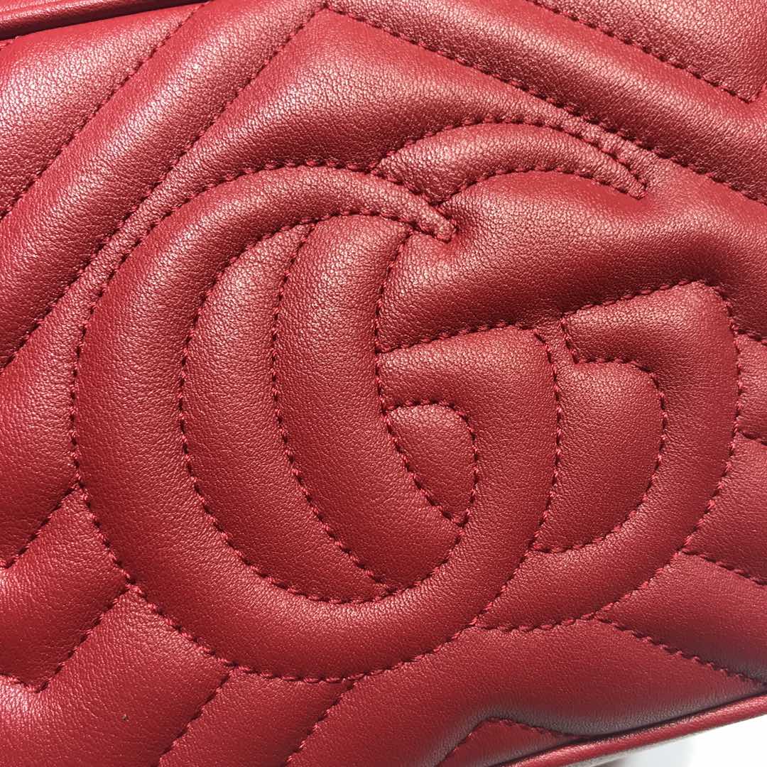 GUCCI古驰GG Marmont系列绗缝迷你手袋448065