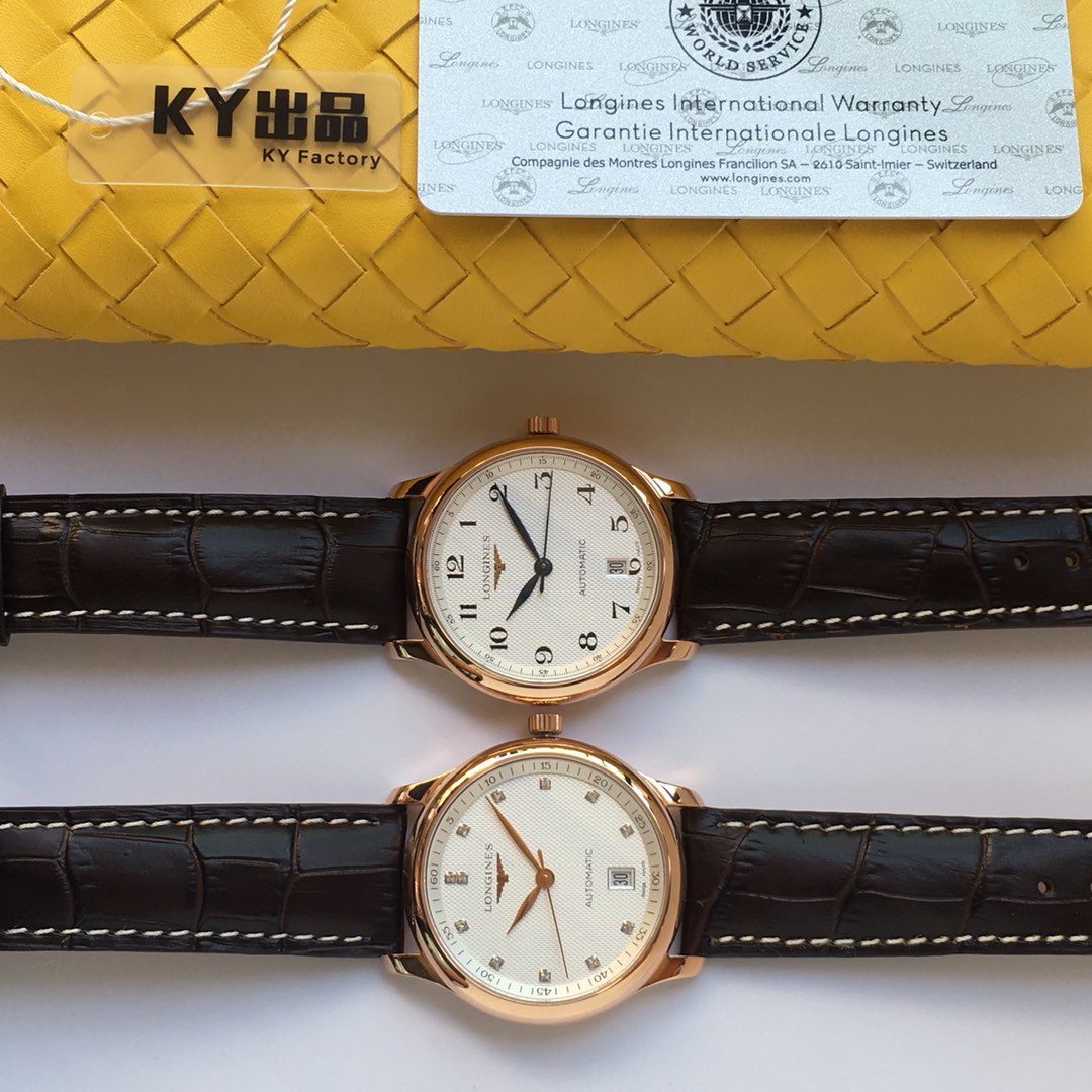 NO:158330,The highest version [Produced by KY] Longines famous smith six-character series Original mold opening All accessories and authentic products are interchangeable and universal. The movement uses the latest 2892 modified L619/full automatic ultra-thin movement, paired with the latest hollow automatic trolley, diameter 38mm thick 9.5mm, one watch number one is equipped with the same tag card as the counter. The whole watch is flawless (strength shot, real shot without photo)., longines19860909最高版本【KY出品】浪琴名匠六字位系列 原版开模 所有配件与正品可互换通用 机芯采用最新的2892改L619/全自动超薄机芯 搭配最新款镂空自动陀 直径38mm厚度9.5mm 一表一号配与专柜一样的吊牌卡片 整表完美无暇(实力拍,实拍无P图),,longines,Watch