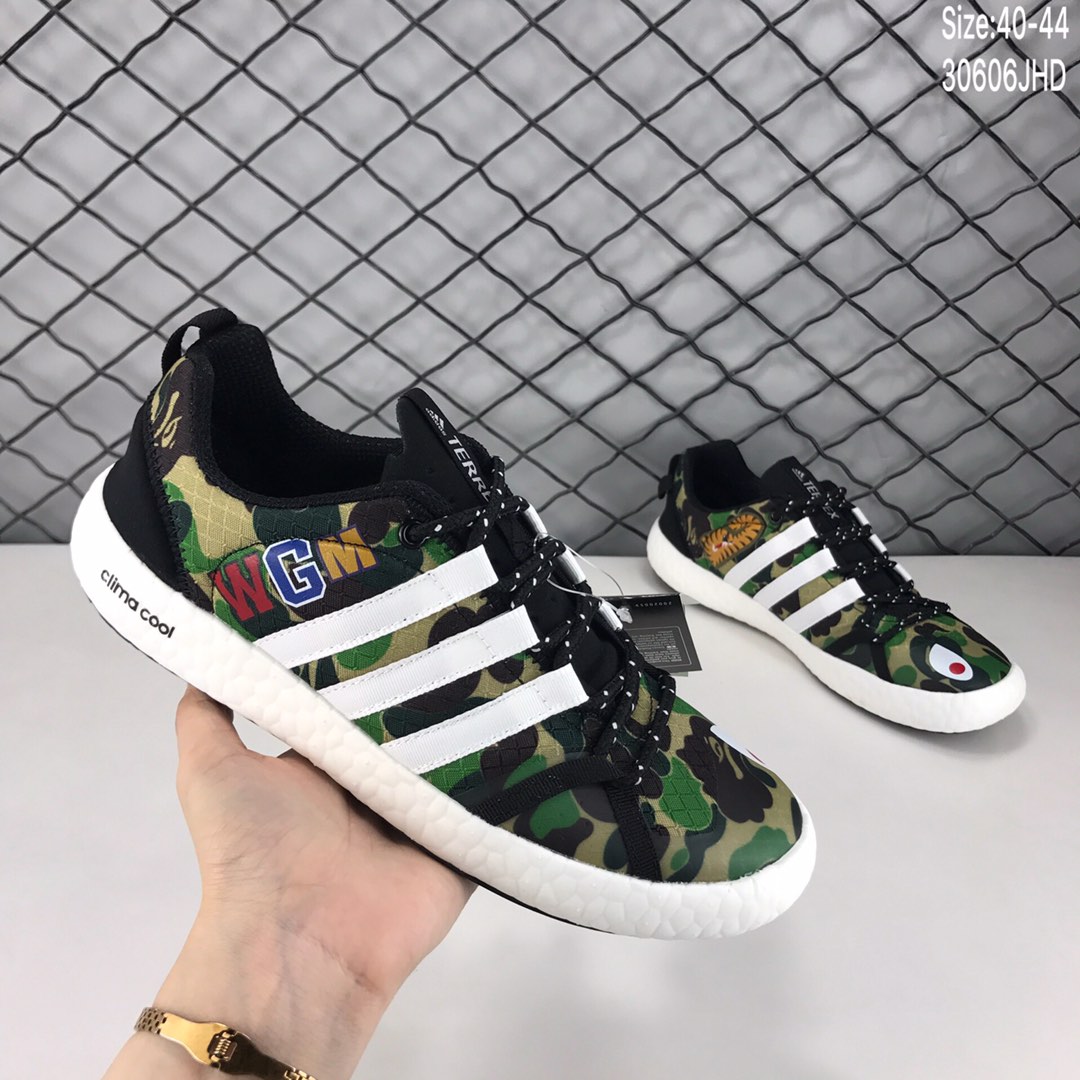 130阿迪达斯/Adidas 爆米花涉水鞋出货！迷彩透气鞋面，超软爆米花+耐磨RB鞋底