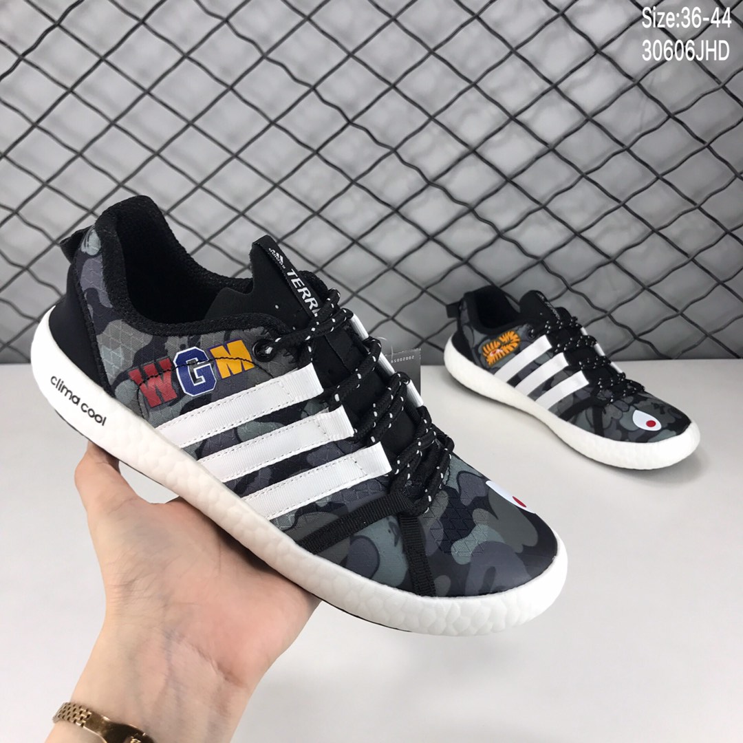130阿迪达斯/Adidas 爆米花涉水鞋出货！迷彩透气鞋面，超软爆米花+耐磨RB鞋底