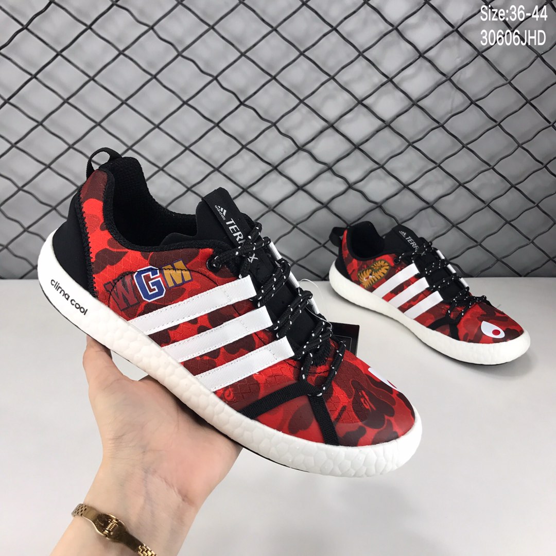 130阿迪达斯/Adidas 爆米花涉水鞋出货！迷彩透气鞋面，超软爆米花+耐磨RB鞋底
