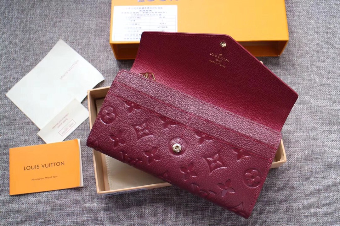 ルイ・ヴィトン M61182/60668 サラ財布 ダイヤモンドパターン