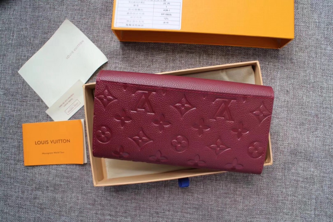 ルイ・ヴィトン M61182/60668 サラ財布 ダイヤモンドパターン