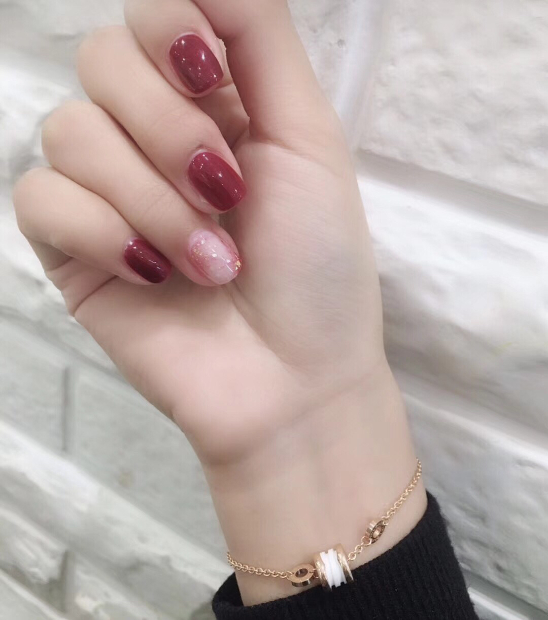 Bvlgari 纯银925#宝格丽# 手链、、宝格丽Diva白陶瓷、黑陶瓷按照18k真金 完美克制出来