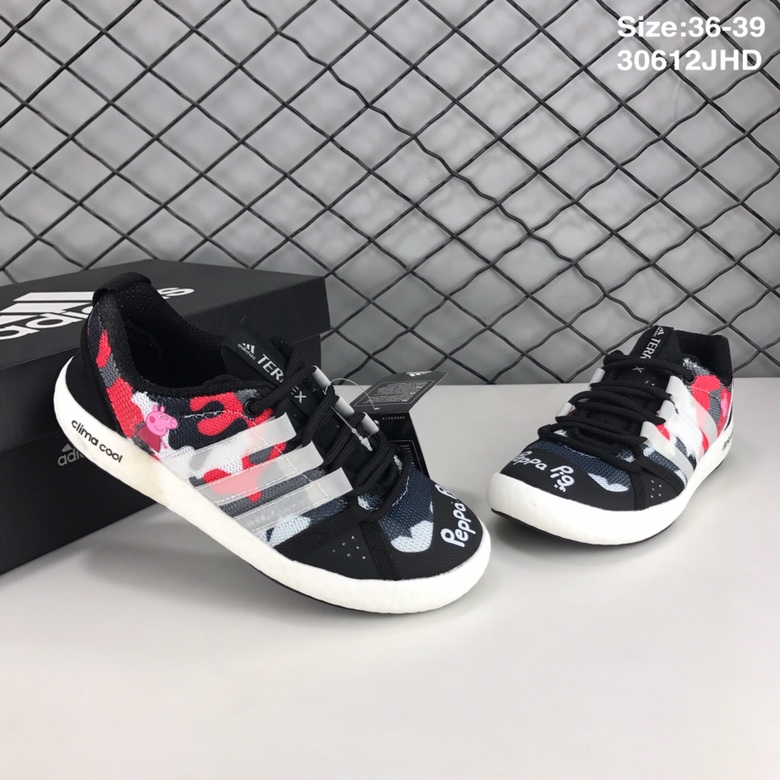 130阿迪达斯ADIDAS TERREX CC BOAT  “小猪佩奇” 编织飞线爆米花 户外涉水鞋