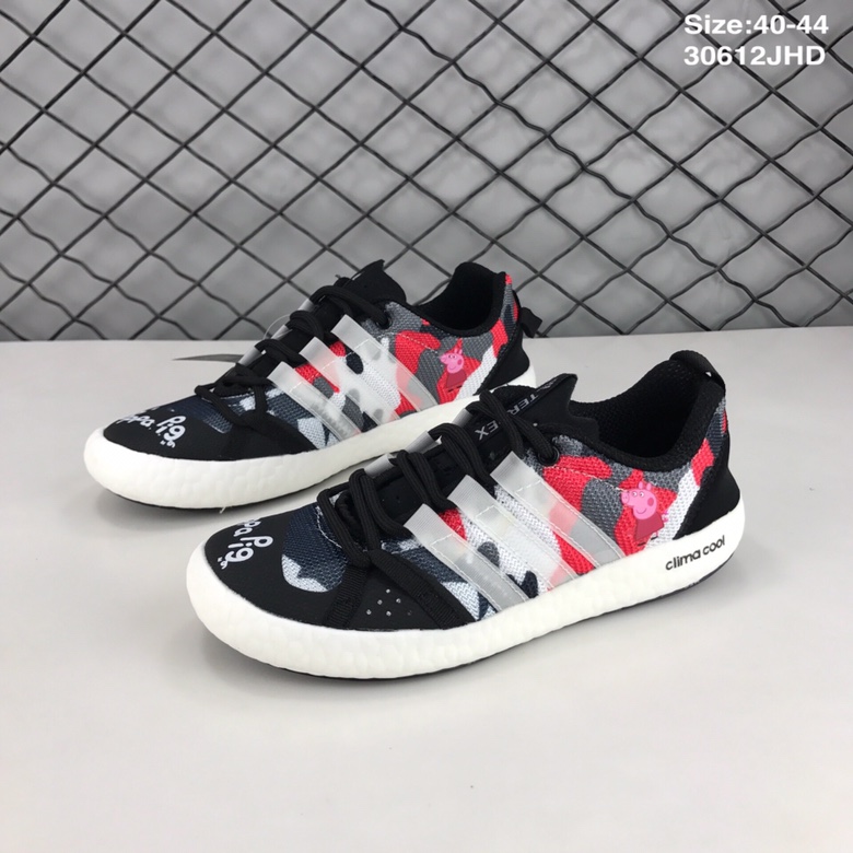 130阿迪达斯ADIDAS TERREX CC BOAT  “小猪佩奇” 编织飞线爆米花 户外涉水鞋