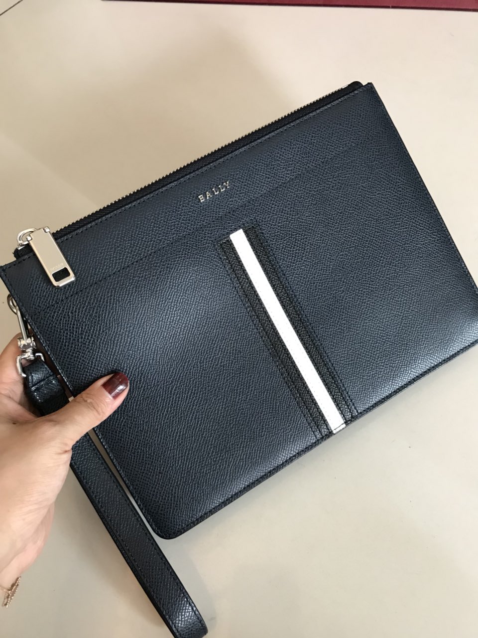 [Bally Wallets]Exclusive counter genuine original cowhide material Men
