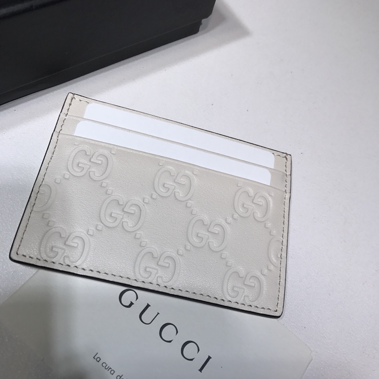 GUCCI古驰Signature皮革卡片夹473927