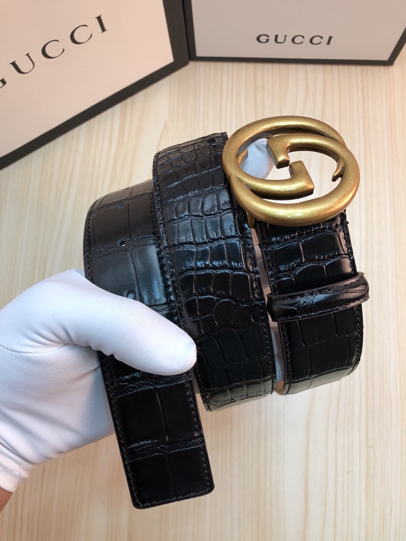 古驰 Gucci 高定典藏奢华工坊高定皮带配饰 #419D9290 2