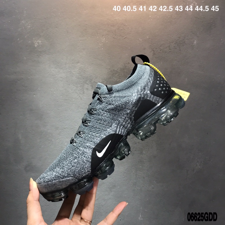 150 【渠道货源 】 公司级特价  NIKE AIR VAPORMAX  FLYKNIT二代 原单原装Vapor  气垫跑鞋   进口针织飞线网面 小潘1:1气垫大底 独立大底模具 拒绝公底通货原装气垫加持 真正大气压强注入，前后掌注胶眼见为实，超强缓震 原版同步完美脚感  足以秒杀市面所有版本 支持验货！942842-002