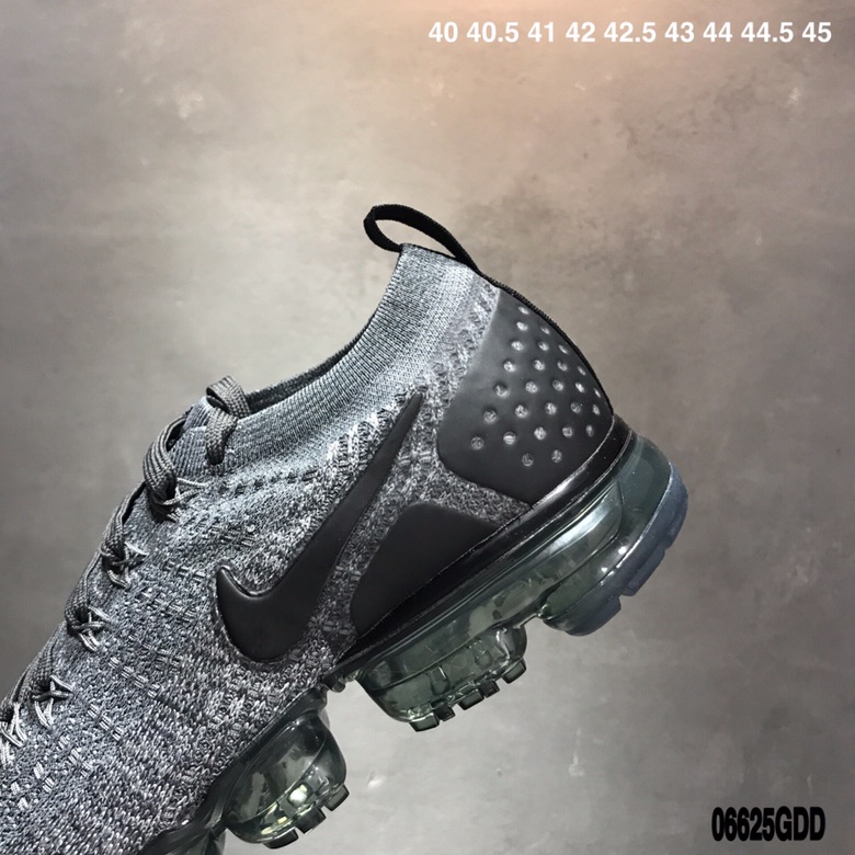150 【渠道货源 】 公司级特价  NIKE AIR VAPORMAX  FLYKNIT二代 原单原装Vapor  气垫跑鞋   进口针织飞线网面 小潘1:1气垫大底 独立大底模具 拒绝公底通货原装气垫加持 真正大气压强注入，前后掌注胶眼见为实，超强缓震 原版同步完美脚感  足以秒杀市面所有版本 支持验货！942842-002