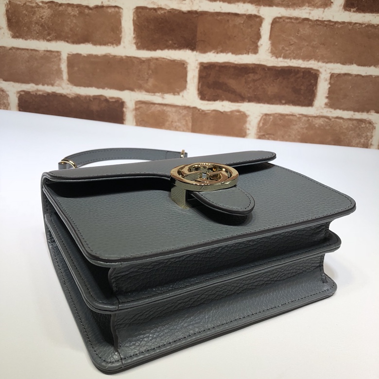 GUCCCI古驰女士荔枝纹双G单肩斜挎包510304