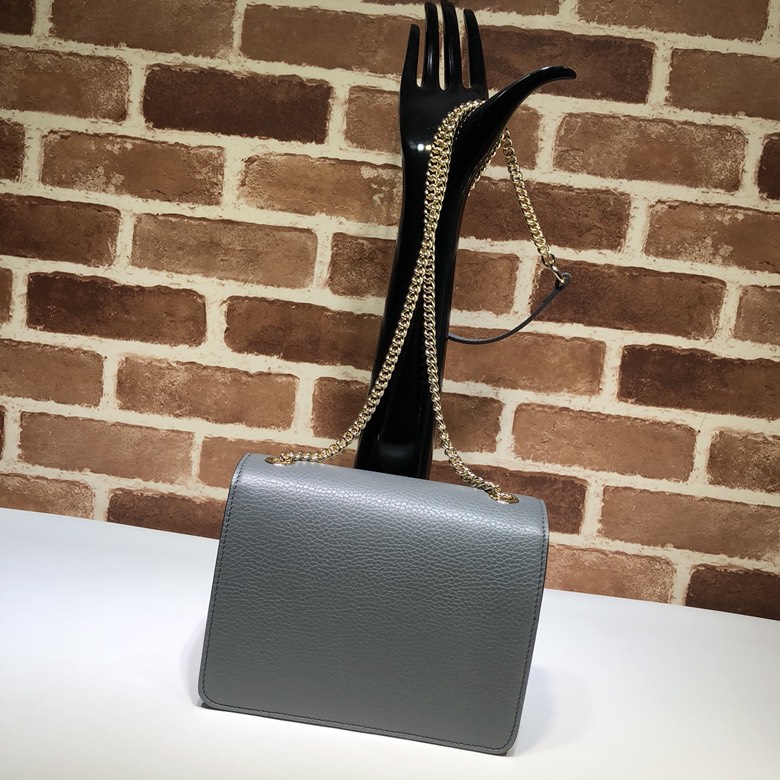 GUCCCI古驰女士荔枝纹双G单肩斜挎包510304