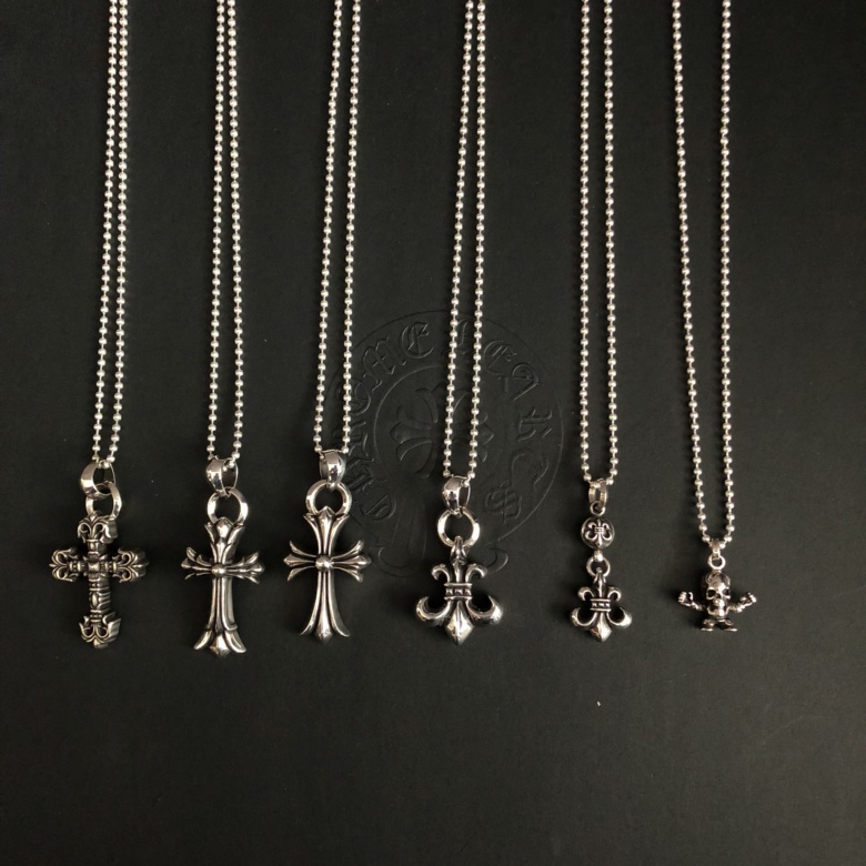 Chrome Hearts 𝐂𝐡𝐫𝐨𝐦𝐞 𝐡𝐞𝐚𝐫𝐭𝐬克罗心 款项链 版 部分项链