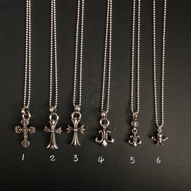 Chrome Hearts 𝐂𝐡𝐫𝐨𝐦𝐞 𝐡𝐞𝐚𝐫𝐭𝐬克罗心 款项链 版 部分项链