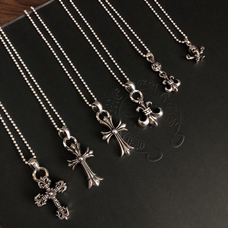 Chrome Hearts 𝐂𝐡𝐫𝐨𝐦𝐞 𝐡𝐞𝐚𝐫𝐭𝐬克罗心 款项链 版 部分项链