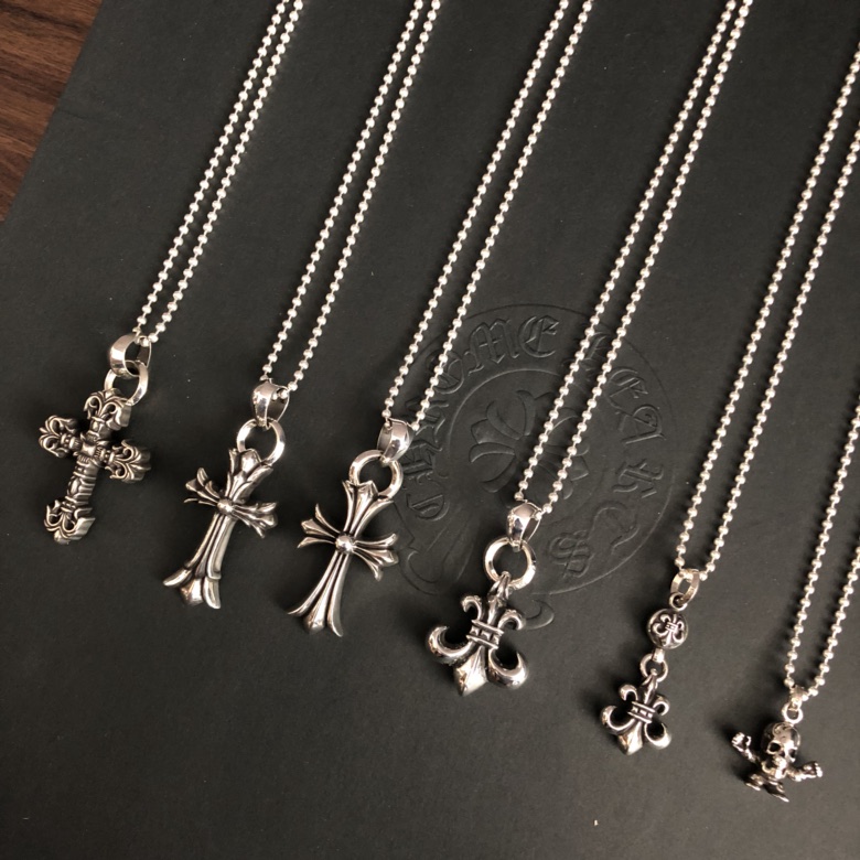 Chrome Hearts 𝐂𝐡𝐫𝐨𝐦𝐞 𝐡𝐞𝐚𝐫𝐭𝐬克罗心 款项链 版 部分项链