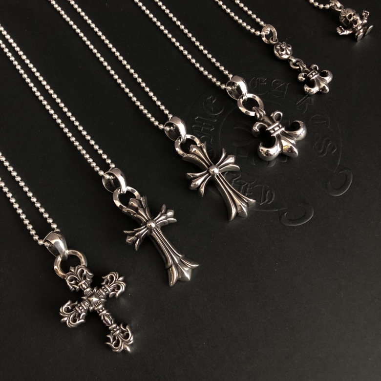 Chrome Hearts 𝐂𝐡𝐫𝐨𝐦𝐞 𝐡𝐞𝐚𝐫𝐭𝐬克罗心 款项链 版 部分项链