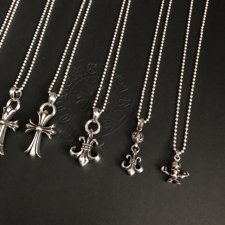 Chrome Hearts 𝐂𝐡𝐫𝐨𝐦𝐞 𝐡𝐞𝐚𝐫𝐭𝐬克罗心 款项链 版 部分项链