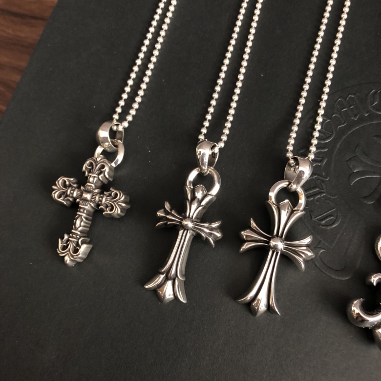 Chrome Hearts 𝐂𝐡𝐫𝐨𝐦𝐞 𝐡𝐞𝐚𝐫𝐭𝐬克罗心 款项链 版 部分项链