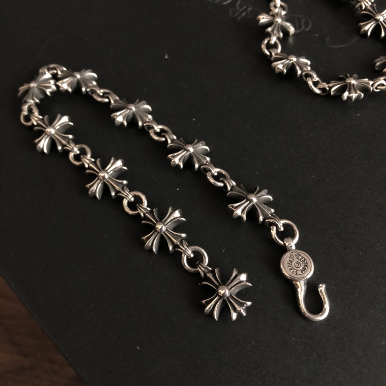 Chrome Hearts 品质克罗心Chrome Hearts 高版 拼接十字手链