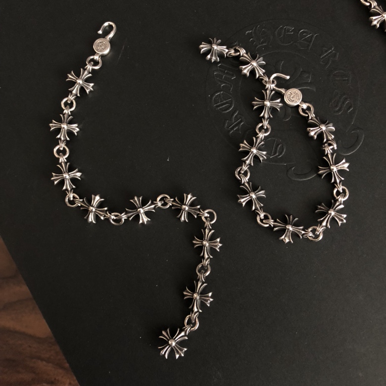 Chrome Hearts 品质克罗心Chrome Hearts 高版 拼接十字手链