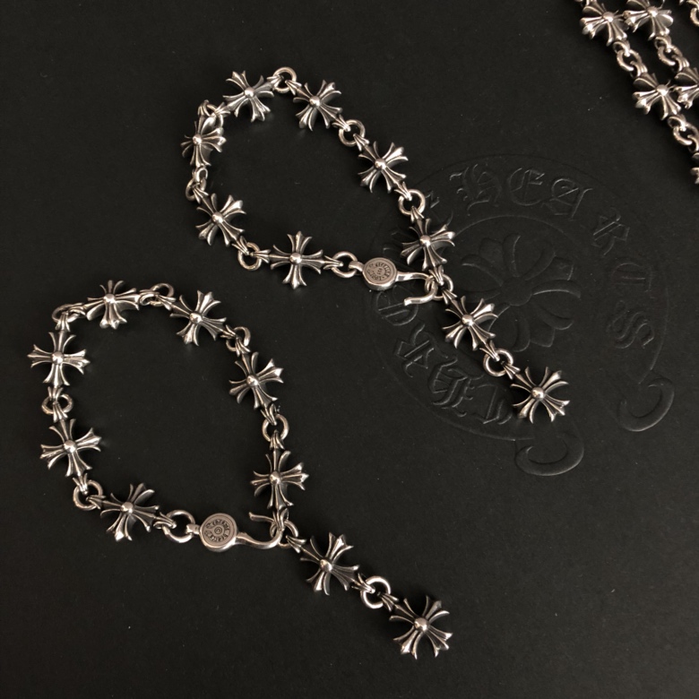 Chrome Hearts 品质克罗心Chrome Hearts 高版 拼接十字手链