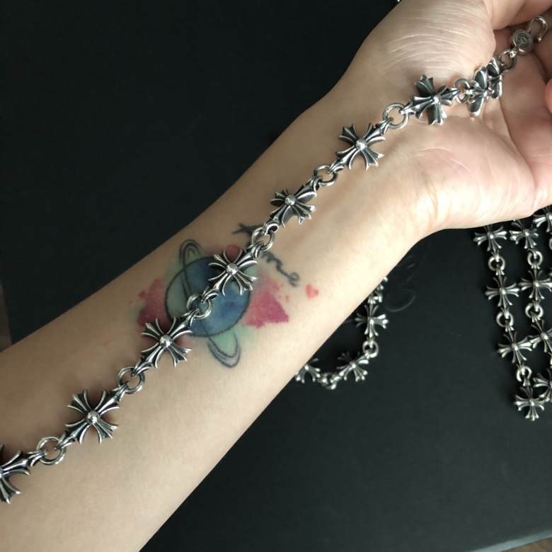 Chrome Hearts 品质克罗心Chrome Hearts 高版 拼接十字手链