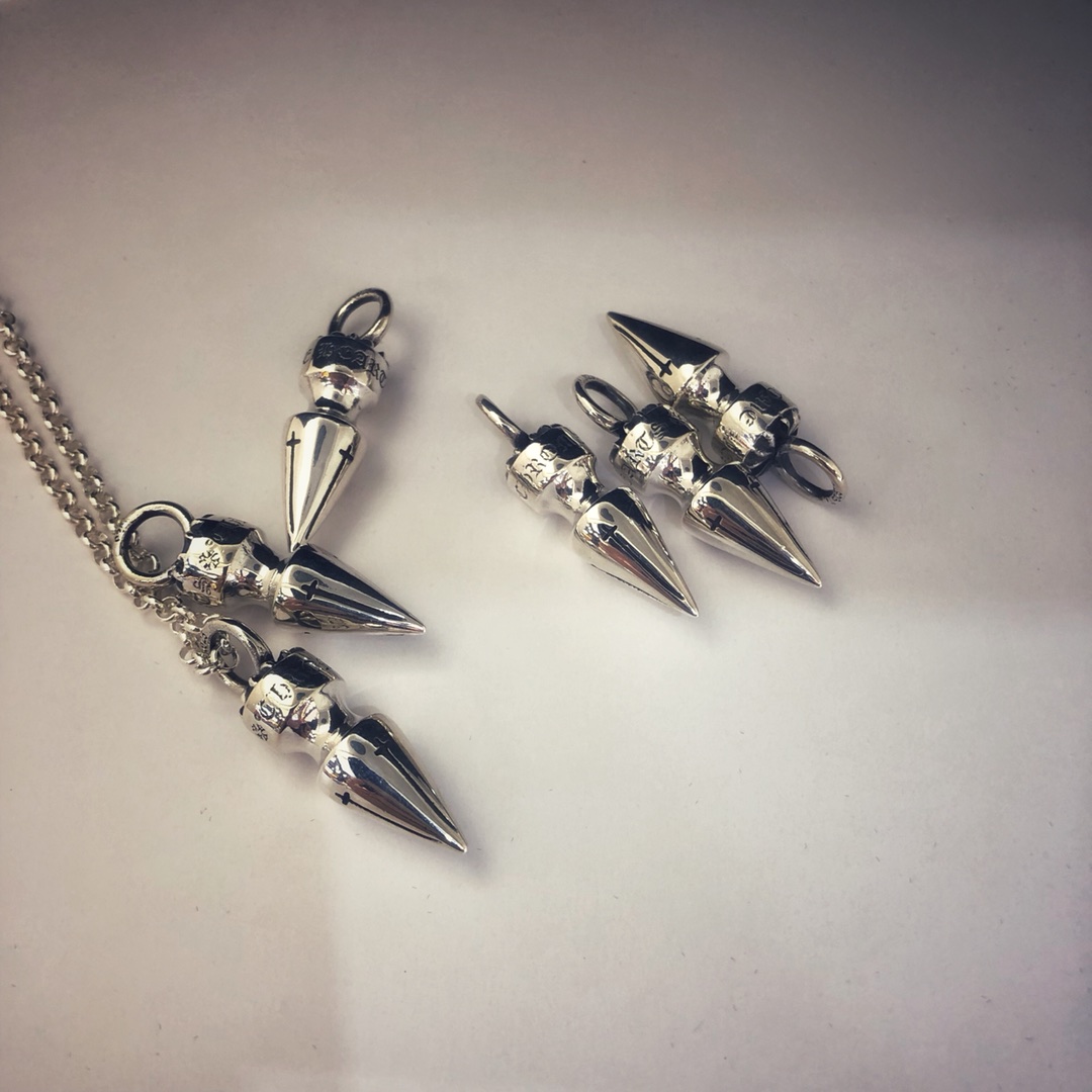 NO:115177,Chrome hearts top version classic bullet pendant, jewelry boutique, chrome hearts, chrome hearts19860909克罗心Chrome hearts顶级版本 经典子弹头吊坠,饰品精品,chrome hearts,chrome hearts,Jewelry