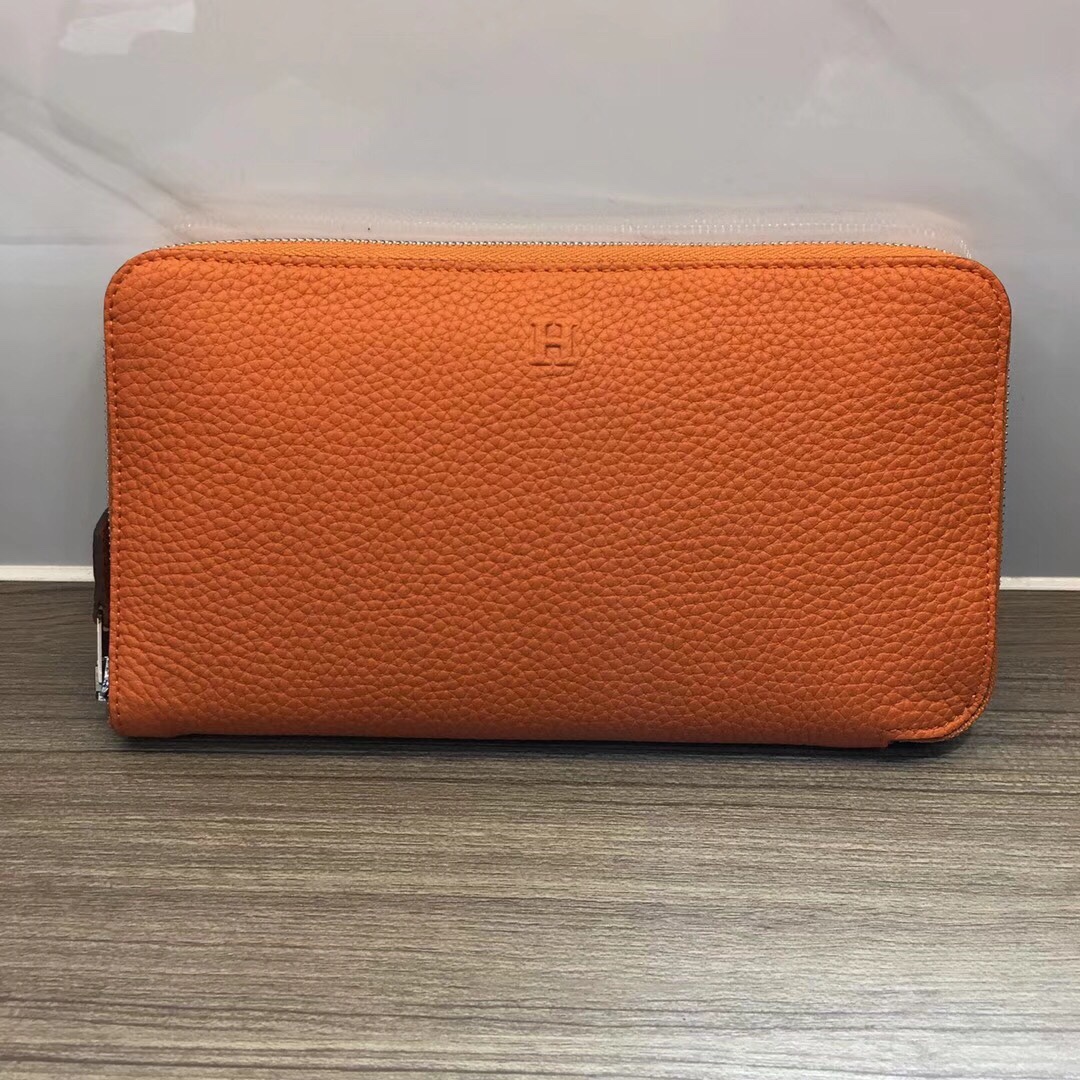 NO:894911,hermes zipper wallet original togo spot orange size20/11, H wallet, hermes, wallets19860909hermes 拉链钱包 原版togo 现货 橙色 size20/11,H 钱包,hermes,wallets,欧美剧