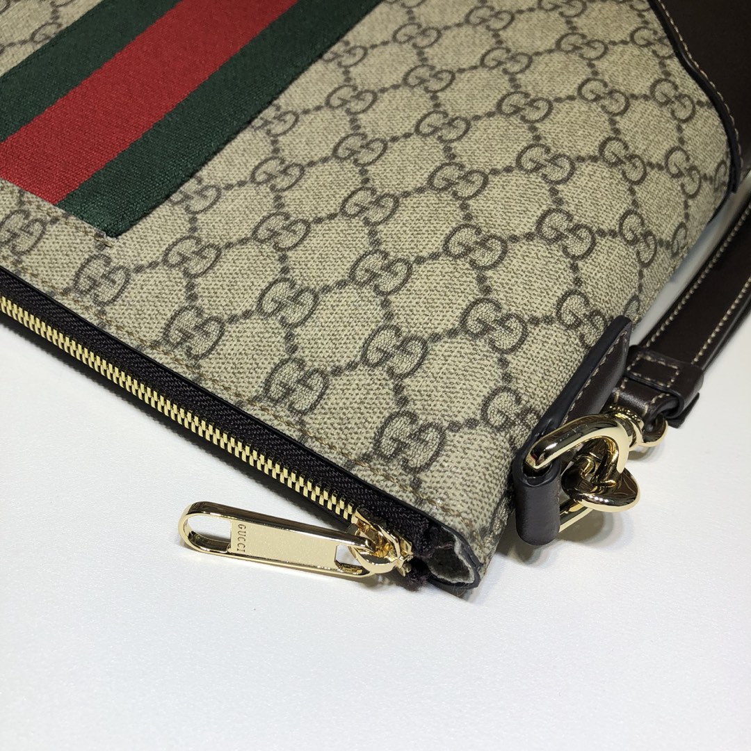 GUCCI古驰高级人造帆布手拿包523603