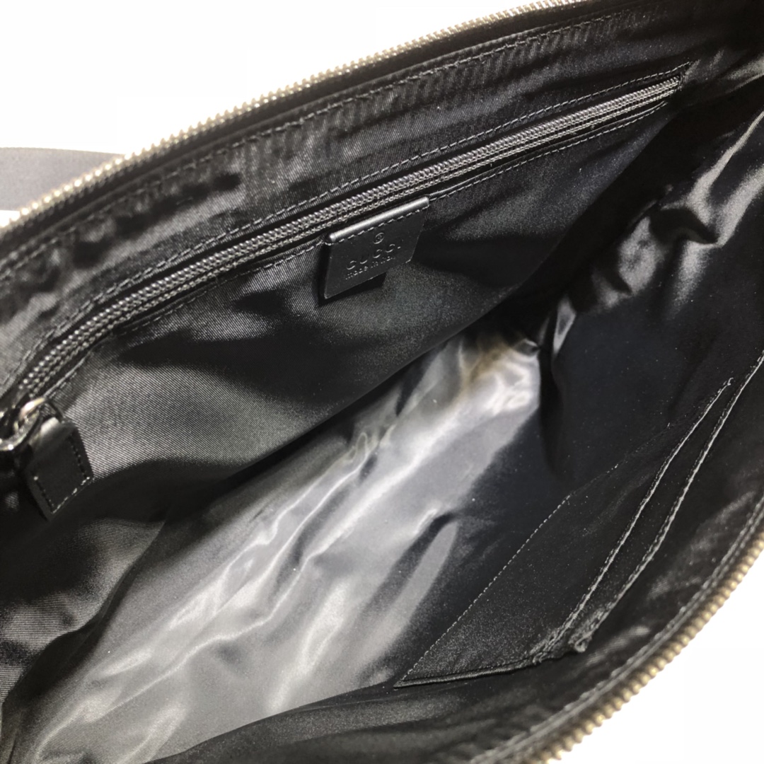 GUCCI古驰双G帆布红绿条纹单肩包523335