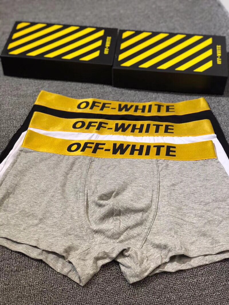  一盒！三条装！颜色黑一白一灰一‼️Off-White作为时尚界的高端奢侈品牌，所设计出来的东西总是让人