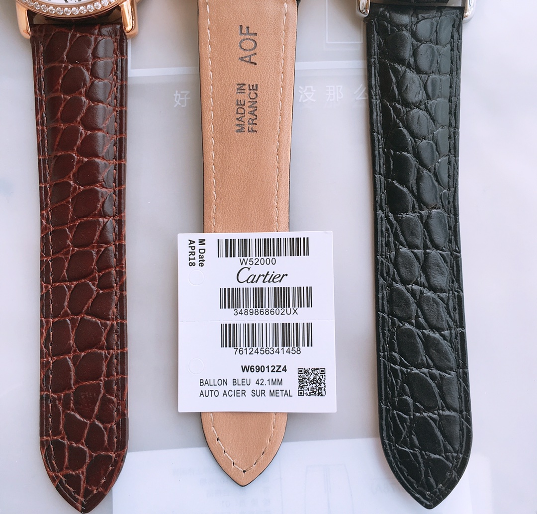 高仿卡地亚CARTIER机械腕表尺寸40mm*12mm实拍图片