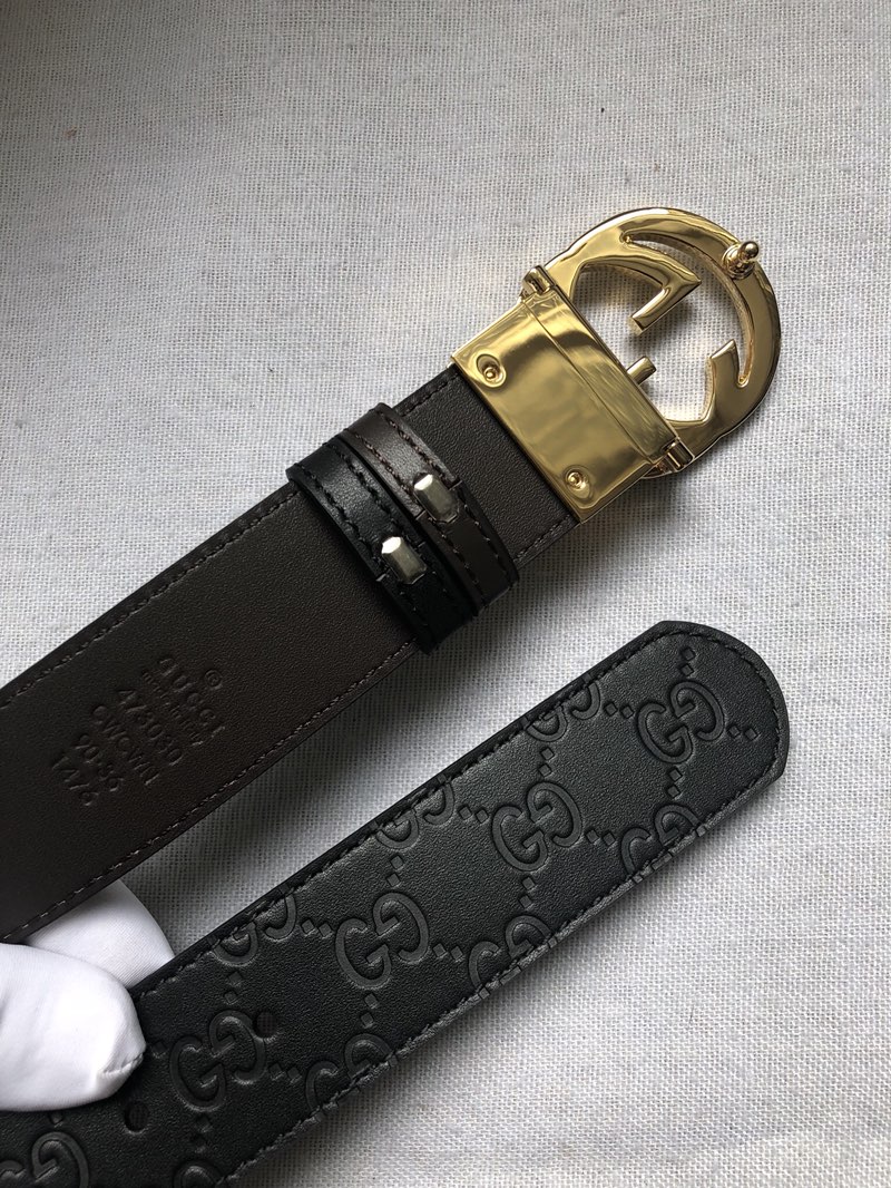 配送专柜全套礼盒包装古驰原单头层牛皮