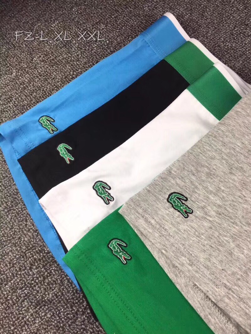  🌟LACOSTE 鳄鱼🌟【齐色齐码】四季高端短裤内裤 原单货底裤 小平角男子全棉面料 非常贴身 舒适 