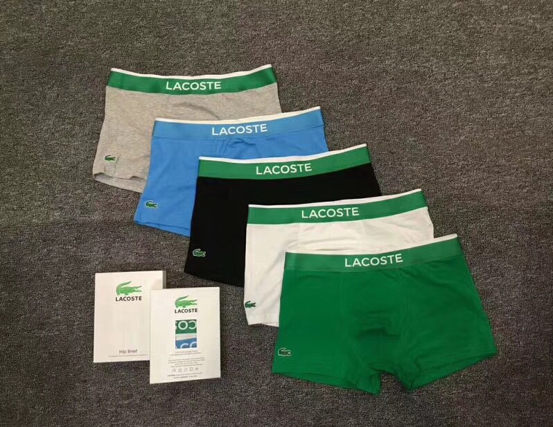 🌟LACOSTE 鳄鱼🌟【齐色齐码】四季高端短裤内裤 原单货底裤 小平角男子全棉面料 非常贴身 舒适 