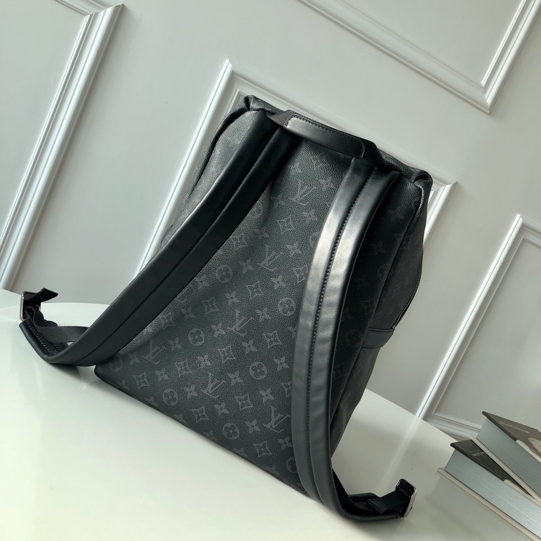 Louis Vuitton LV Discovery黑花双肩包 M43186