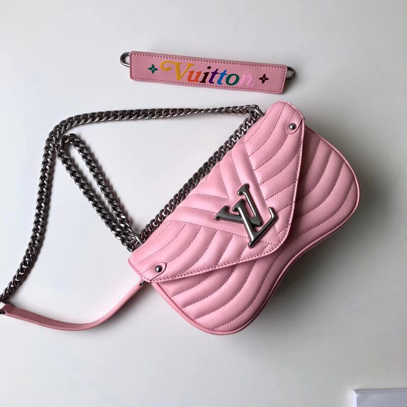 Louis Vuitton LV New Wave Bags Handbags Pink Calfskin Cowhide M51943