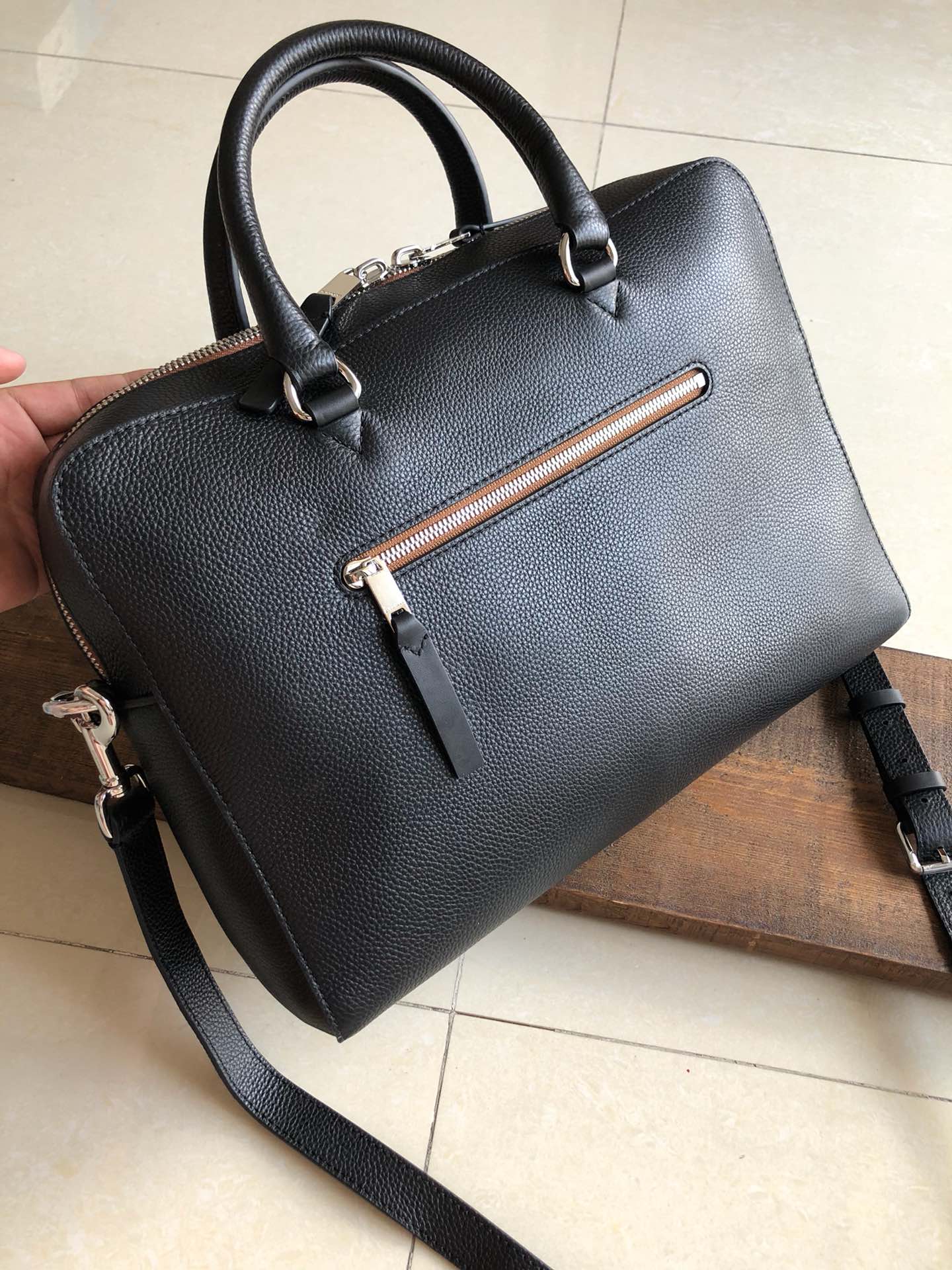 Burberry Briefcase Black 38x27x9cm business