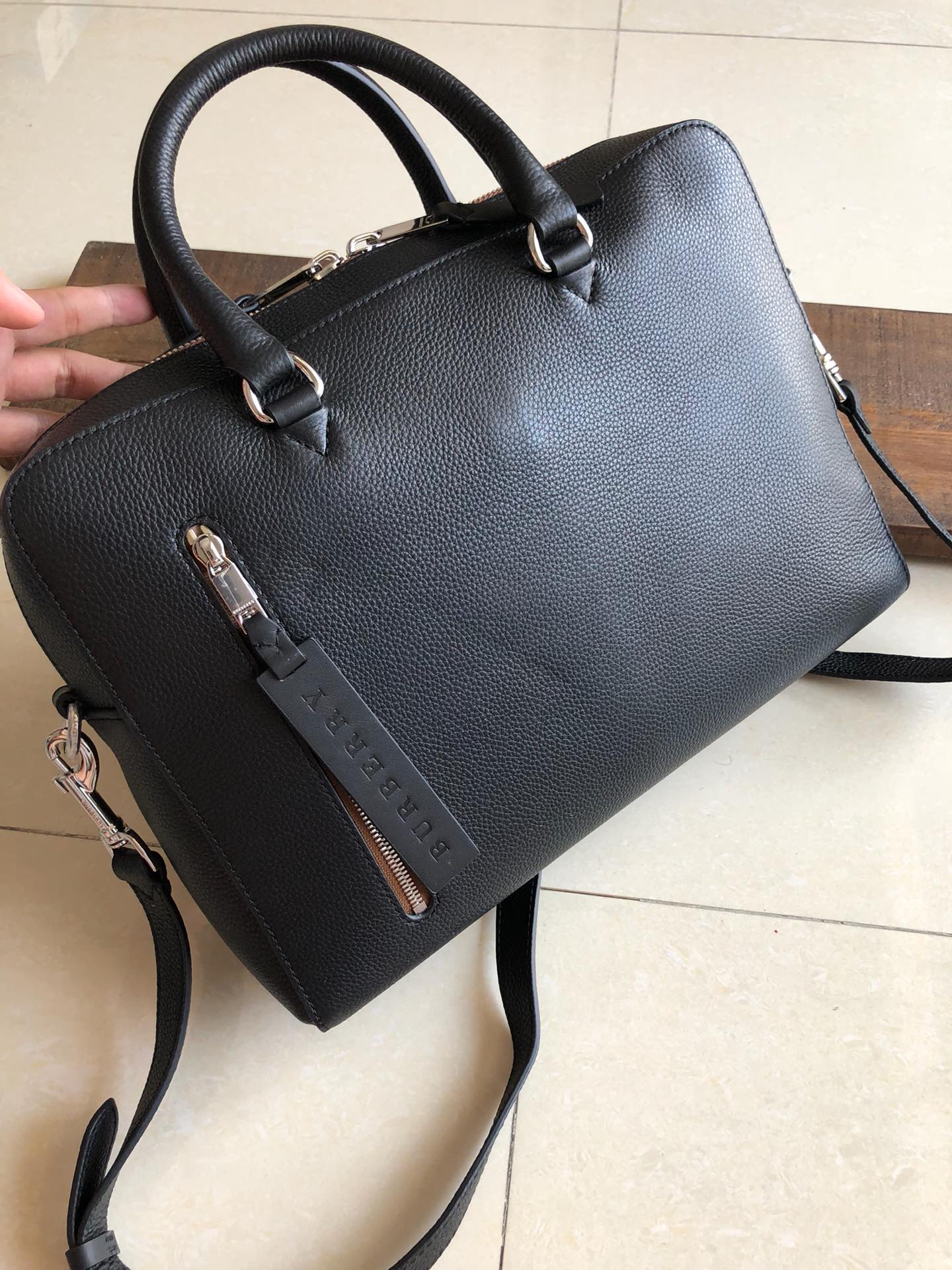 Burberry Briefcase Black 38x27x9cm business