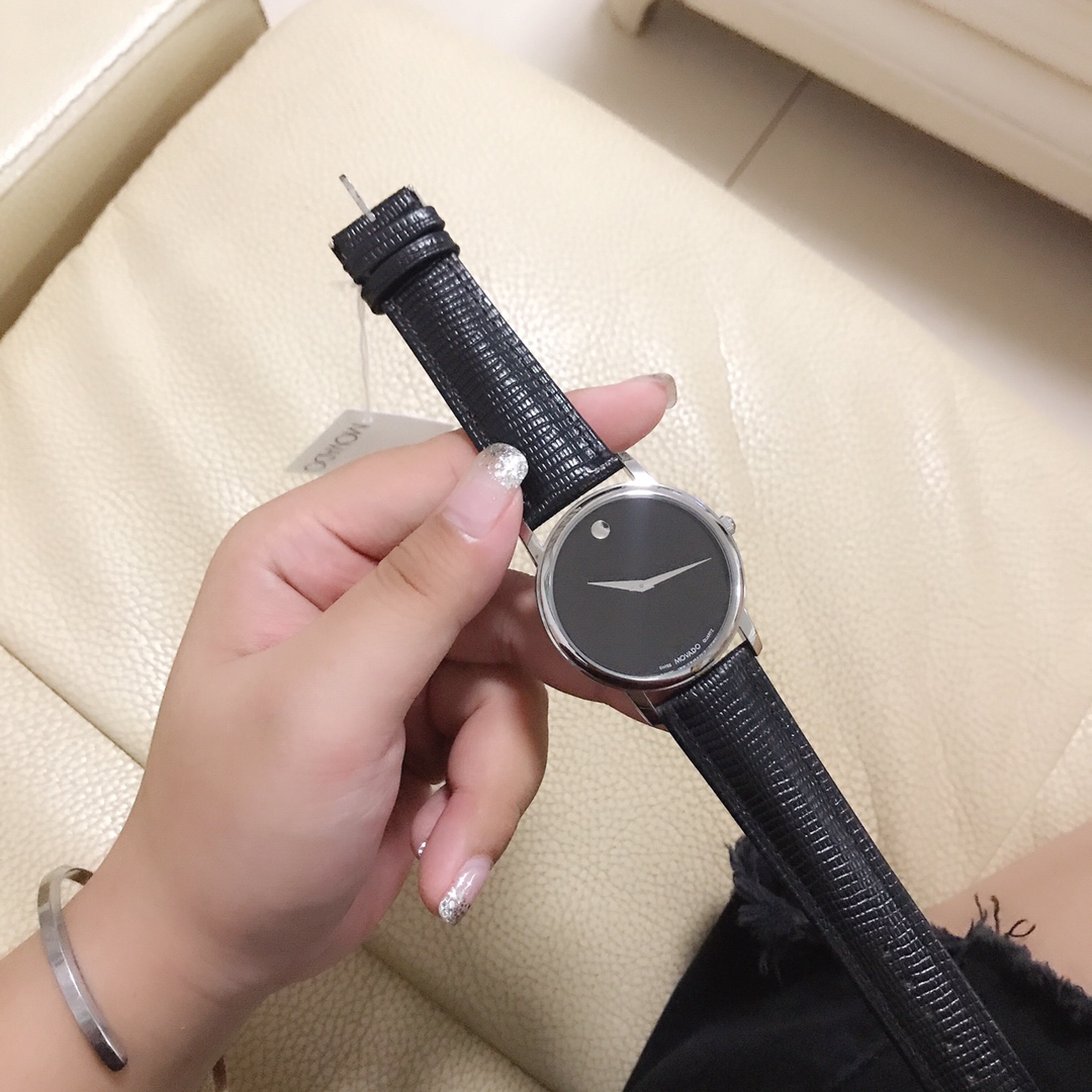 Movado Museum Series: Elegant Couple Matching Watches with Swiss Movement and Stainless Steel - 图片 4