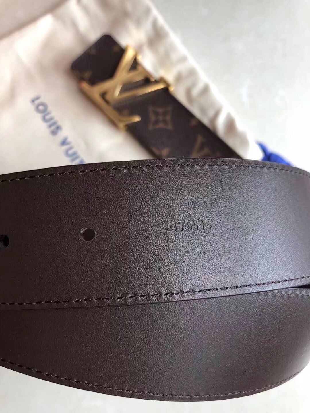 配送专柜全套礼盒包装LV经典啡棋盘格