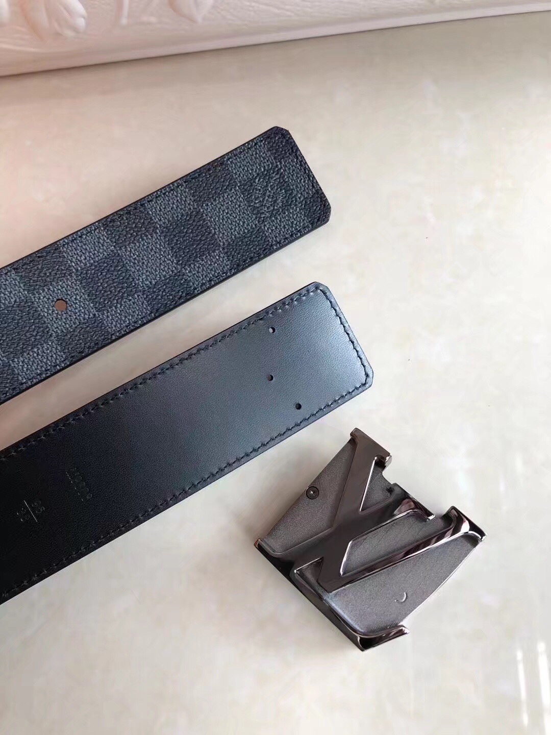 配送专柜全套礼盒包装LV经典啡棋盘格