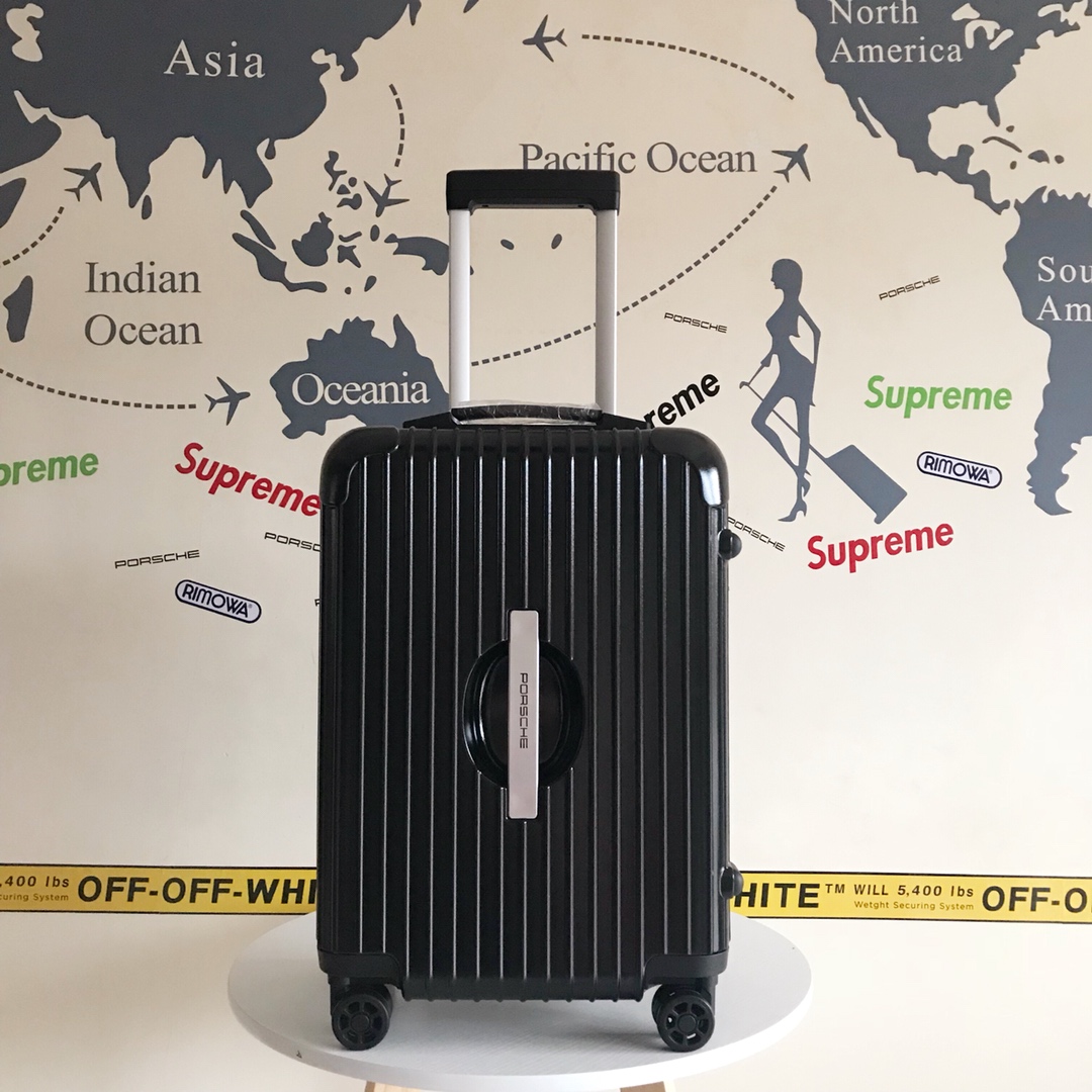 Oferta especial, negro 28 pulgadas, 380 con envío, colaboración Porsche & Rimowa/rimowa&Porsche, ruedas giratorias, cre…