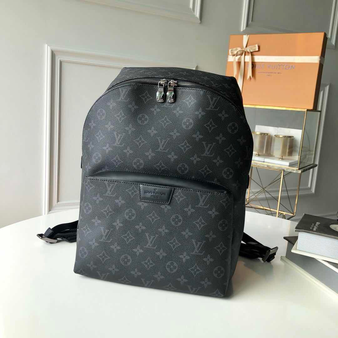 Louis Vuitton LV Discovery黑花双肩包 M43186