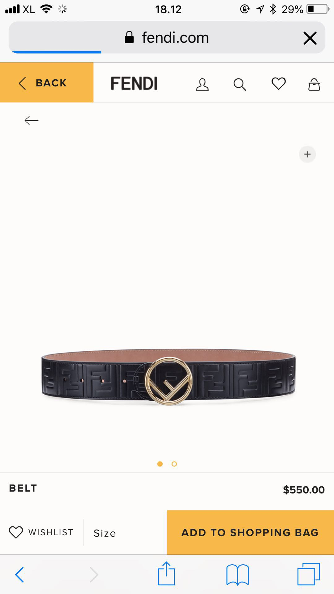 [Fendi Belts]FENDI Fendi counter