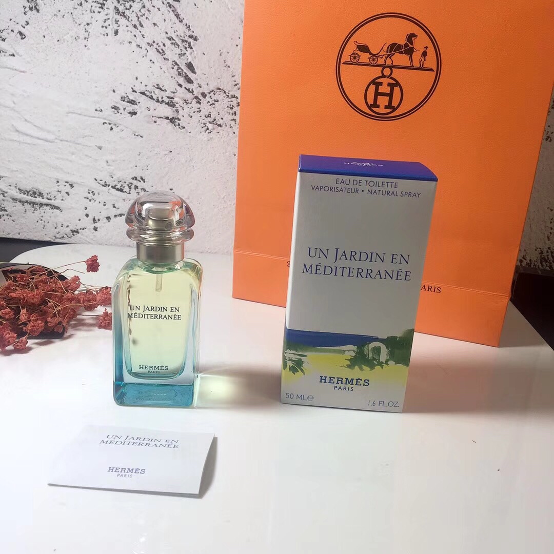 Hermes Un Jardin en Méditerranée Eau de Toilette - Floral Aquatic Scent