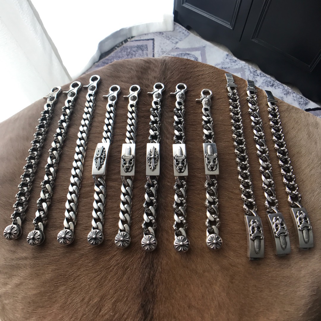 Chrome Hearts 克罗心高版本男款手链部分集合图