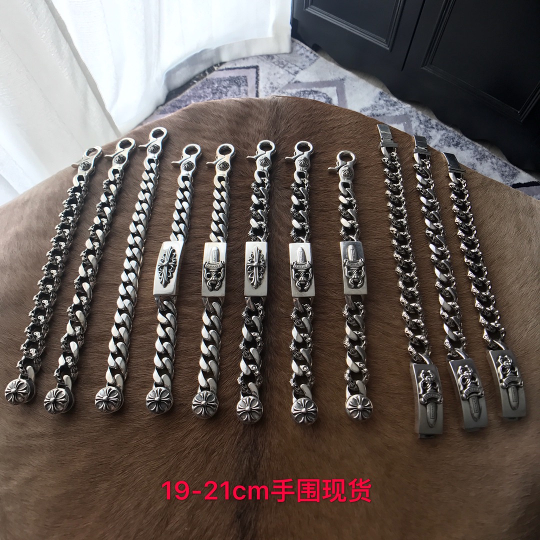 Chrome Hearts 克罗心高版本男款手链部分集合图